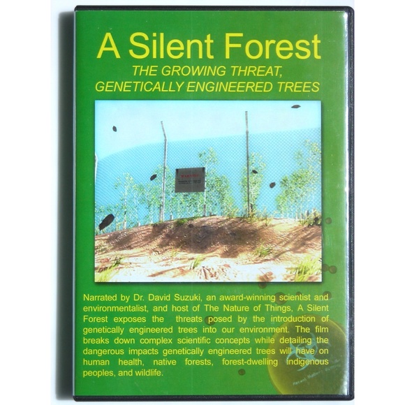 🦋 A Silent Forest The Growing Threat Genetically Engineered Trees DVD - Picture 1 of 2